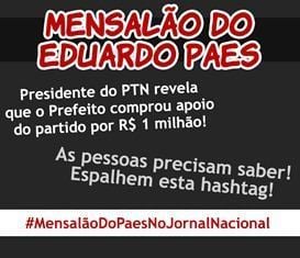 mensalaodopaes O Mensalão do Eduardo Paes II   Jornalista rebate defesa do PMDB